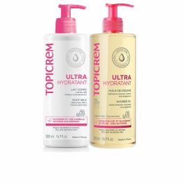 Topicrem Set Corporal UH Leche Ultra Hidratante + Aceite de Ducha 2x500 ml - Para Piel Seca y Deshidratada, Toda la Familia Precio: 23.6313. SKU: B157EHH8AM