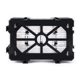 Workpro Organizador Apilable 12 Cajones Transparente PP 295x195x160mm para Almacenamiento y Organización