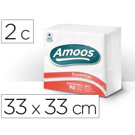 Servilleta Celulosa Amoos 33x33 cm 2 Capas Paquete De 90 Unidades Precio: 1.79000019. SKU: B1GWMXDQE8