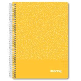 IMPREX Cuaderno Espiral Tapa PP A5 80 Hojas 90 Gr Cuadrícula 4x4 Amarillo (4 Unidades) (4 Unidades) Precio: 5.89000049. SKU: B1JVX8W4KF