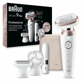 Braun Silk-épil 9 Flex BRA1716478137106 - Depiladora Eléctrica Inalámbrica con 2 Velocidades y 50 Minutos de Autonomía