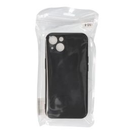 Carcasa negra de plástico soft touch para iphone 13