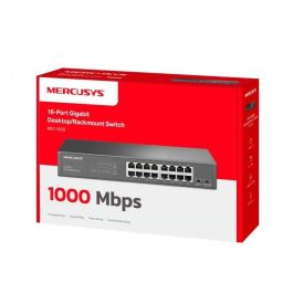 Mercusys MS124GS Switch No Gestionable con 24 Puertos Gigabit Ethernet Alta Velocidad para Redes Domésticas y de Oficina