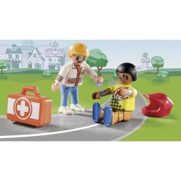 Playmobil Duck On Call Accion Ambulancia Juguete de Médico de Urgencias para Niños a Partir de 3 Años con Figuras y Accesorios