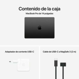 Apple Macbook Pro 14" M4 512GB SSD - Ordenador portátil con pantalla Liquid Retina XDR, 16GB RAM, macOS Sequoia Apple Macbook Pro 14" M4 512GB SSD - Ordenador portátil con pantalla Liquid Retina XDR, 16GB RAM, macOS Sequoia