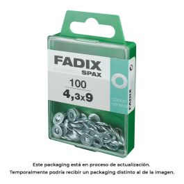 Caja m 100 unid. arandela plana cinc 4,3x9mm fadix Precio: 2.6899994. SKU: B1GLF7HLYW