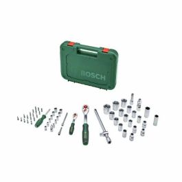 Bosch BOS4053423254150 Juego de trinquete de 57 piezas 1/4 + 1/2 con 55 accesorios de alto torque y estuche de transporte suave Precio: 102.50000024. SKU: B18AKHWR74