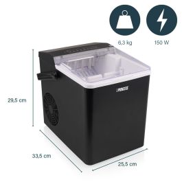 Máquina de Hacer Hielo Princess 283098 Negro 150 W 12 kg