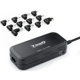 TooQ TQLC-90BS02AT - Cargador Automático Universal para Portátil 90W con 12 Conectores Intercambiables y 2 Puertos USB, Salida 12-20V Precio: 24.50000014. SKU: S0221235