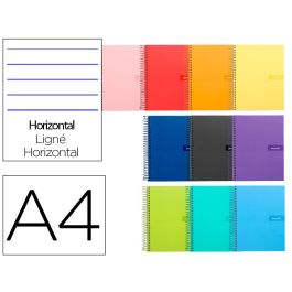 Cuaderno Espiral Liderpapel A4 Crafty Tapa Forrada 80H 90 gr Rayado Horizontal Con Margen Colores Surtidos 5 unidades Precio: 16.98999962. SKU: B12TMK3ZZ2