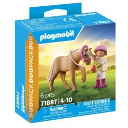 Playmobil Niña con Poni - Juguete Incluye 1 Figura de Niña con Casco y Poni con Accesorios Brida y Manzana para Niños +3 Años Precio: 6.50000021. SKU: B13EG4AMW9