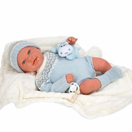 Muñeca reborn arias 45 cm ibai c/manta y peluche Precio: 109.9527. SKU: B1BERTBSA3