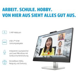 HP Monitor E27m G4 27" QHD (2560x1440) 5ms USB-C Altavoces Cámara Negro