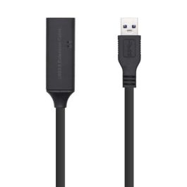 Aisens Cable Extensión USB 3.0 Amplificador, Tipo A Macho a Hembra, 15 Metros, Negro Precio: 45.50000026. SKU: B1A35B7Y3G