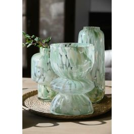 Jarron Moderno DKD Home Decor Verde Crema 16 x 24 x 16 cm