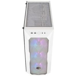 Cooler Master MasterBox TD500 Mesh White Caja PC ATX con Panel Frontal de Malla y Controlador