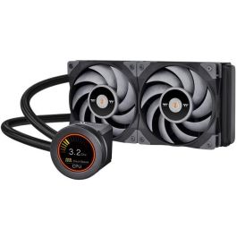 Thermaltake TOUGHLIQUID Ultra 240 All-In-One Liquid Cooler 240mm CL-W322-PL12GM-B, Sistema de Refrigeración Líquida, Radiador de Aluminio, Ventilador 12cm 2500 RPM, Iluminación RGB Precio: 209.78999965. SKU: S7822342
