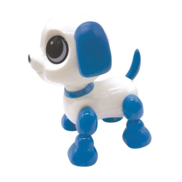 Lexibook Perro Robot Mini Power Puppy con Efectos de Luz y Sonido, Control de Clic Manual, Repetición