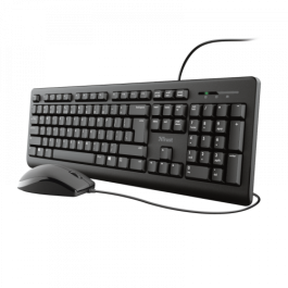 Trust Combo Teclado + Ratón Tkm-250 Cable Usb Silencioso Resistente A Liquidos Negro Precio: 14.49999991. SKU: S8418816