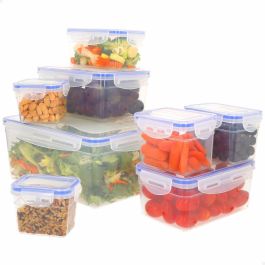 Set de Recipientes de Cocina Herméticos Apilables Max Home 27 x 12 x 20 cm 6 Unidades Set de Recipientes de Cocina Herméticos Apilables Max Home 27 x 12 x 20 cm 6 Unidades