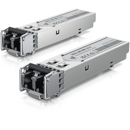 Ubiquiti SFP Módulo Transceptor de Fibra Óptica Multimodo Dúplex 1 Gbps con 2 Conectores LC, Alcance 550m (Pack de 2) Precio: 22.79000031. SKU: B1GJXRA5AC