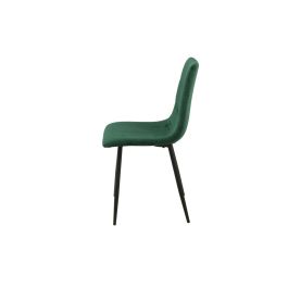 Silla Romimex Verde Terciopelo Metal 45 x 89 x 55 cm