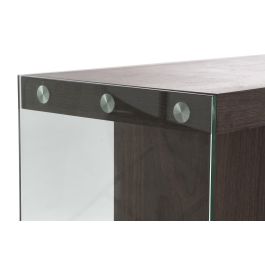 Aparador DKD Home Decor Marrón Transparente Cristal Nogal Madera MDF 160 x 45 x 80 cm