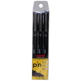 Uniball Marcador Permanente Pin-200S-3P Calibrado 0.2-0.4-0.8 Negro Estuche 3 Ud Precio: 3.99000041. SKU: B1K3AEGLRQ