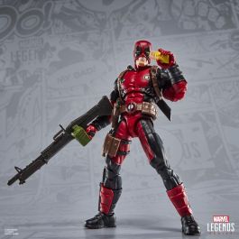 HASBRO Figura Marvel Legends Deadpool Maximum Series 15cm Articulada con 24 Accesorios y Doop