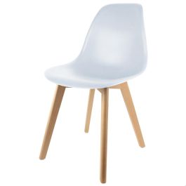 Home Deco Factory Silla STOCKHOLM Blanca Diseño Escandinavo Patas Madera Asiento Plástico Precio: 52.5000003. SKU: B1AATMLQ3Z