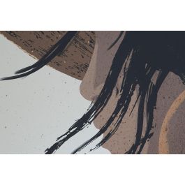 DKD Home Decor Cuadro Moderno Naranja Beige Chica Sombrero Lienzo PS 2 Unidades 104 x 143.5 x 4.5 cm