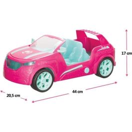 Mondo Motors Coche de Control Remoto SUV Convertible Barbie Cruiser Apto para 4 Muñecas con Mando a Distancia Infrarrojos