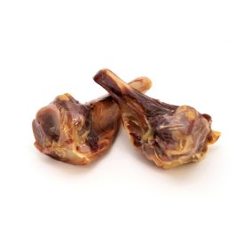 Snackys Hueso de Jamón Serrano Curado para Perros | Mordedor Natural para Higiene Dental | Caja 18 Paquetes de 2 1/2 Huesos