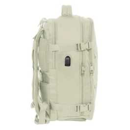 Safta Mochila Viaje Cabina Portatil 15,6'' Beige 29x44x19 cm
