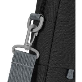 Rivacase 7532 Maletín Prater para Portátil 15.6" Negro, con Compartimento para Tablet, Asa y Correa de Hombro Resistente al Agua