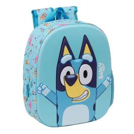 Safta Mochila Escolar 3D Bluey con Carro 330x270x100 mm