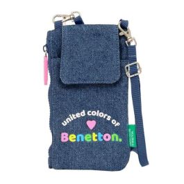 Monedero Benetton Denim Bolso para Móvil Azul