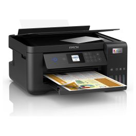Epson ET-2850 Impresora Multifunción 3 en 1, Inyección de Tinta A4, Wi-Fi, Dúplex Automático, Color Negro