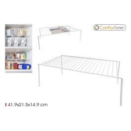 Confortime Organizador de Cocina Blanco 41.9 x 21.5 x 14.9 cm (12 Unidades) Precio: 29.49999965. SKU: S2202237