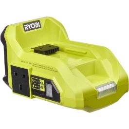 Transformador inalámbrico RYOBI MAX POWER 36V: 300W-500W - 3 puertos: 1 EU Electric + 1 USB-A + 1 USB-C - Lámpara LED - Sin batería Precio: 119.50000051. SKU: B12BMLK8VG