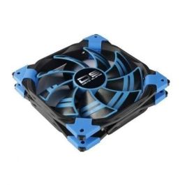 VENTILADOR AEROCOOL DEAD SILENCE AZUL - VENTILADOR 14CM - 14.2dBA - CONECTOR 3 PINES - ADAPTADOR MOLEX - TORNILLOS Y REMACHES DE GOMA