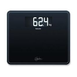 Beurer GS-410 Báscula Digital de Vidrio, Pantalla LCD Grande, Hasta 200 kg