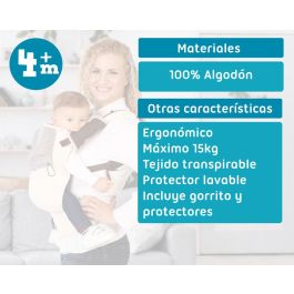 Mochila Ergonómica Beige-Marrón Mochila Ergonómica Beige-Marrón