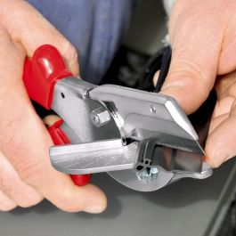 Knipex 94 35 215 Tijera de Inglete / Cizalla Cortacables Manual 215 mm con Mango Rojo