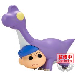 BANPRESTO Figura Crayon Shinchan the Movie Our Dinosaur Diary Brachiosaurus Kazama-kun 22cm