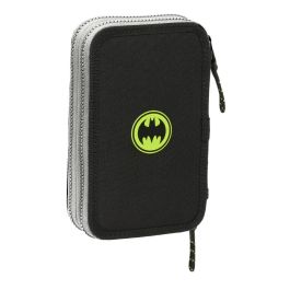 Plumier Doble Batman Game over Negro 12.5 x 19.5 x 4 cm Plumier Doble 29 Piezas