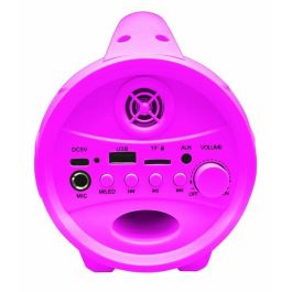 Lexibook AAABR99464 Altavoz Bluetooth Inalámbrico Iluminado con Micrófono Barbie