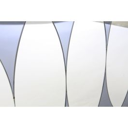 DKD Home Decor Espejo Moderno Negro Cristal Madera 2 x 80 x 120 cm