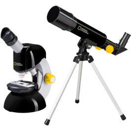 Bresser Kit Telescopio y Microscopio Infantil National Geographic para Niños a Partir de 8 Años con Zoom 18x-29x y 40x-640x Precio: 81.50000012. SKU: B13Q28Z8ZW