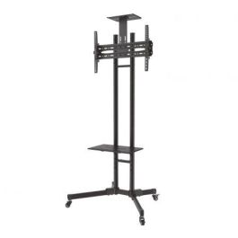Aisens Soporte de suelo eco con ruedas para TV 37-70", bandeja DVD, soporte cámara, VESA hasta 600x400mm, carga 50kg, negro Aisens Soporte de suelo eco con ruedas para TV 37-70", bandeja DVD, soporte cámara, VESA hasta 600x400mm, carga 50kg, negro